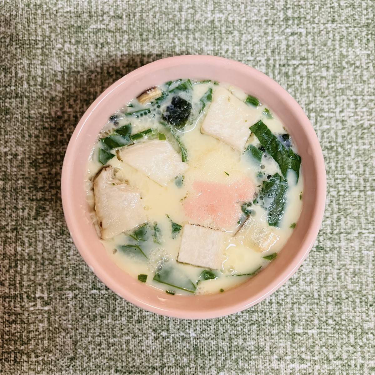 永谷園公式の「電子レンジで茶碗蒸し」のレシピ