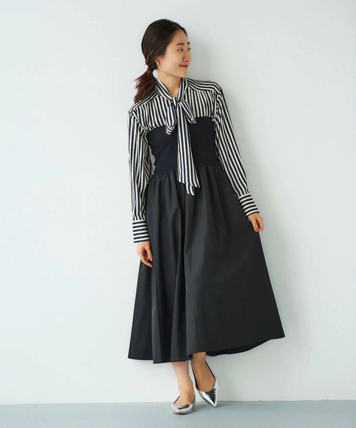le.coeur blanc 2wayベアトップワンピース