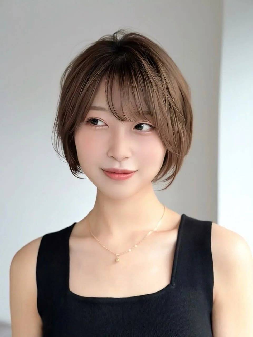 サイド長めショート