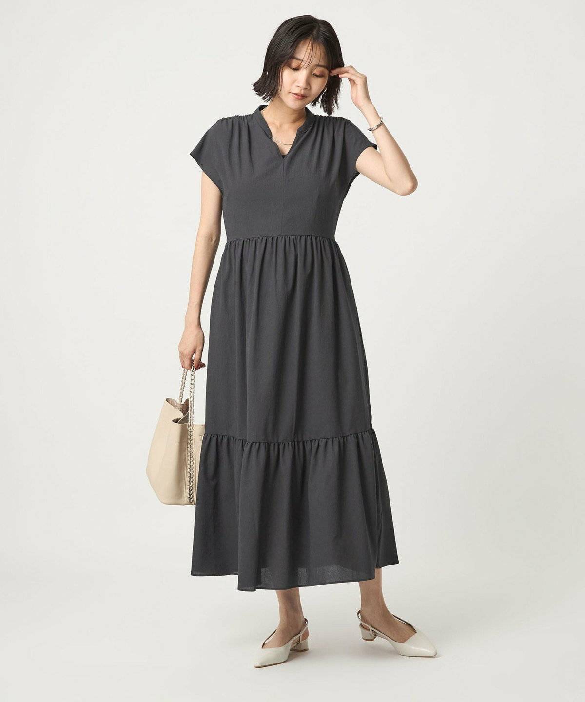 UNITED ARROWS  ティアード ワンピース