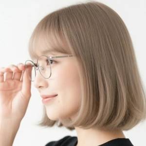  ハイトーンカラーボブ 