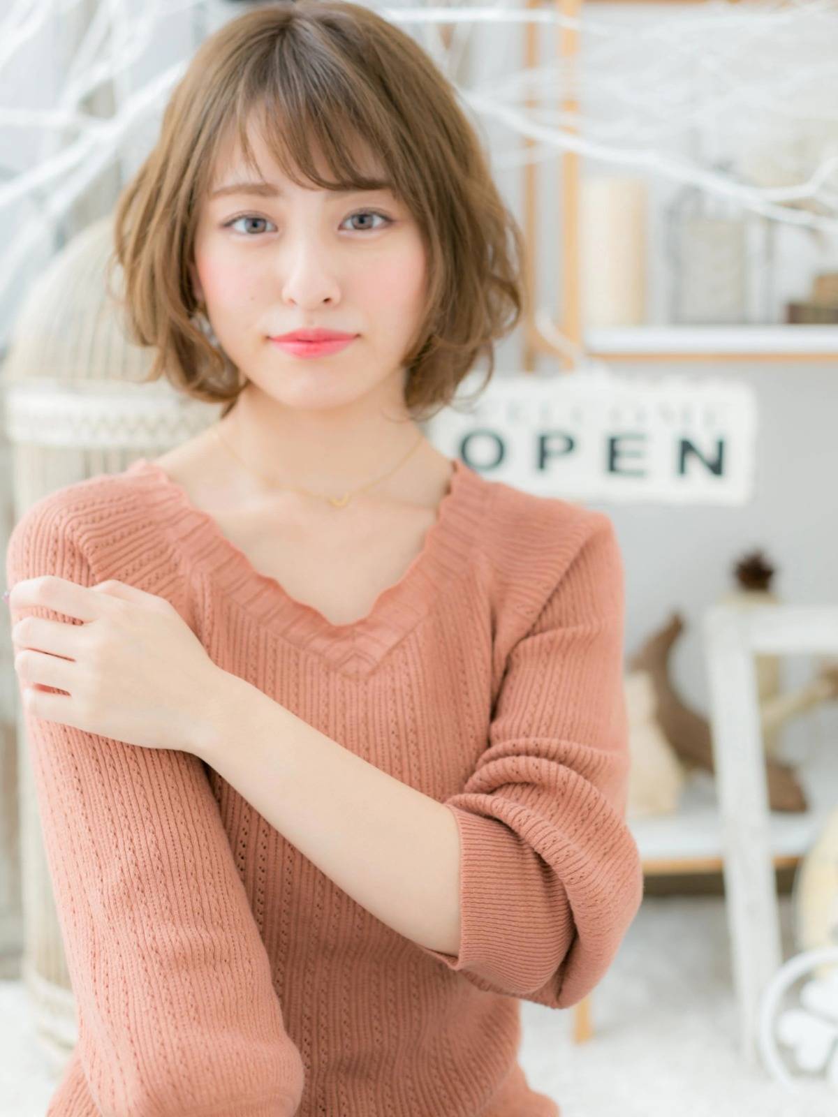 ゆるふわ質感ボブ