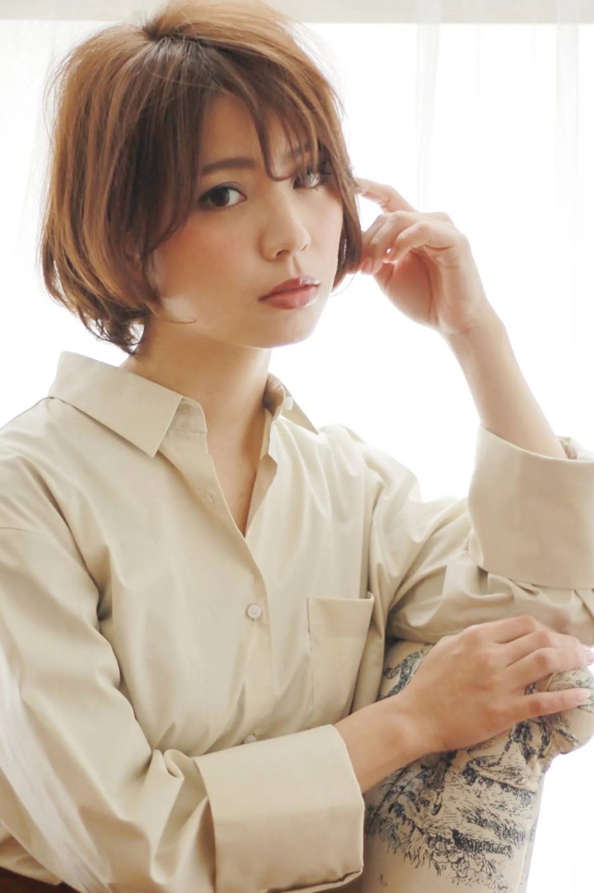 ナチュラル可愛いボブ