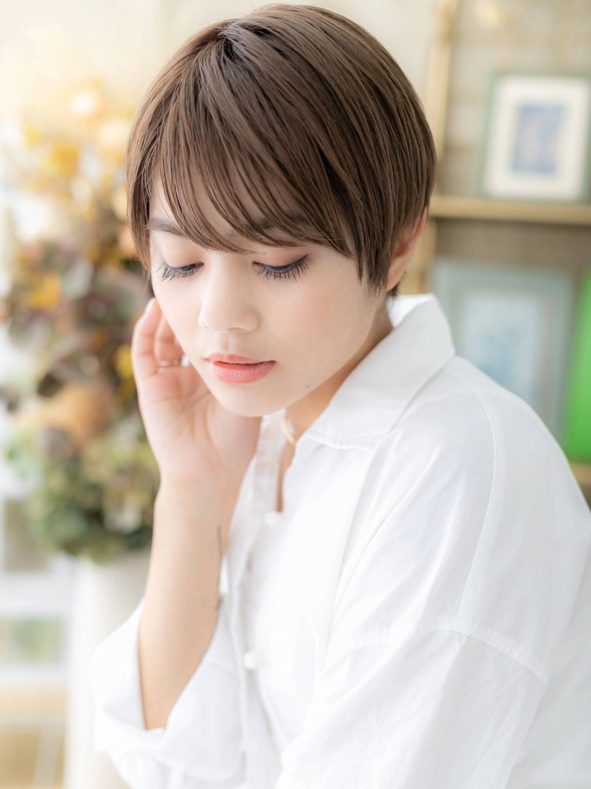 まとまりやすいシンプルショート