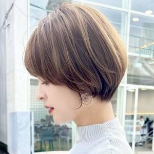  上品見えひし形ショート 