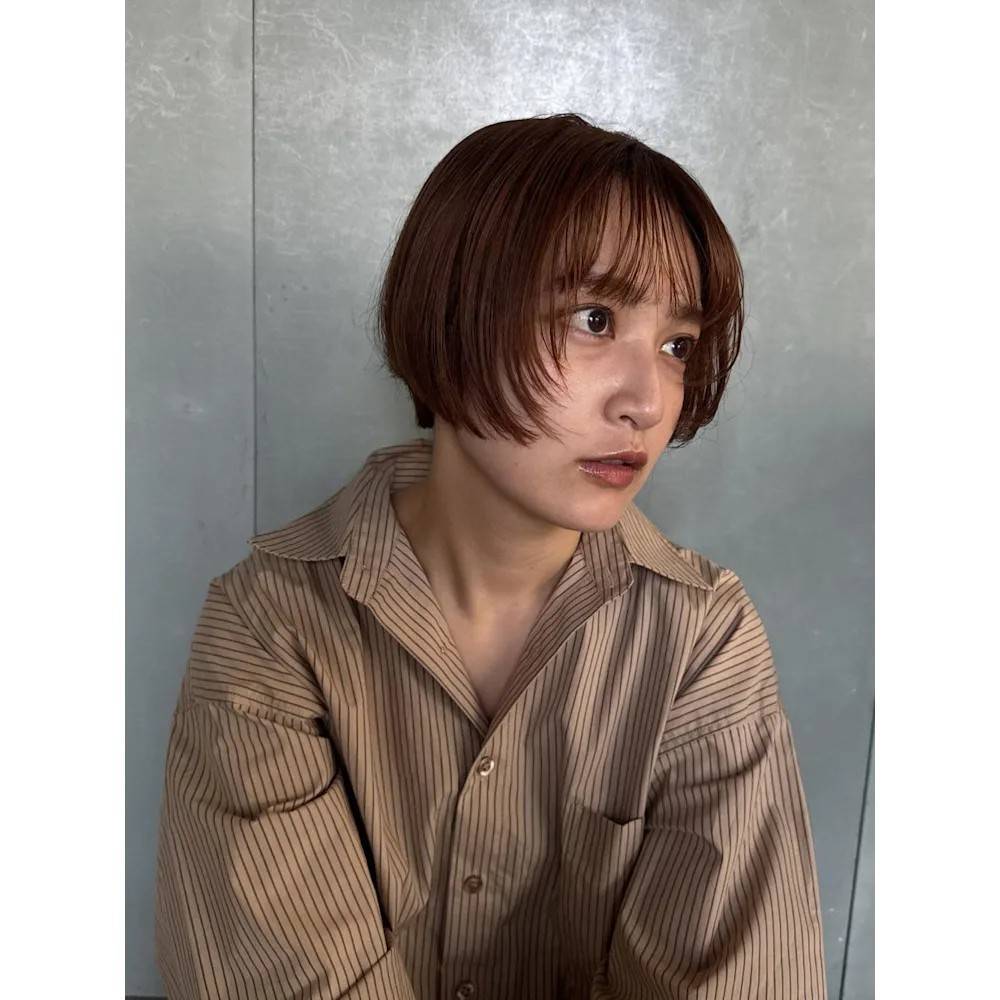 フェイスレイヤー×ストレートショート