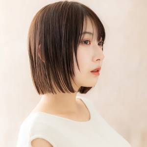  韓国風のエレガントタッセルボブ 