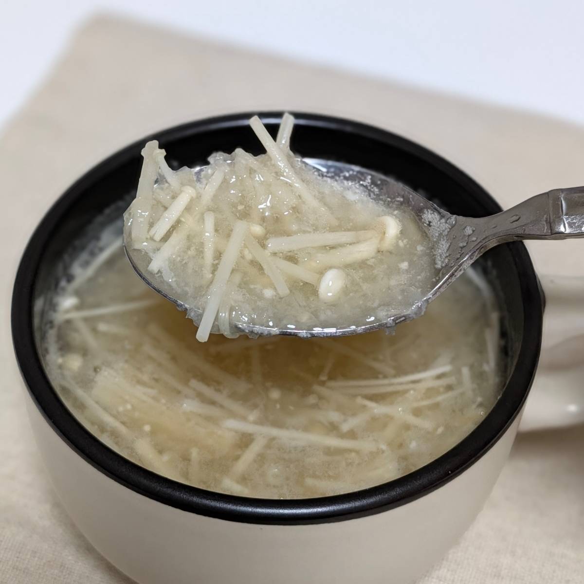 JAグループ公式の「エノキのみぞれ汁」のレシピ