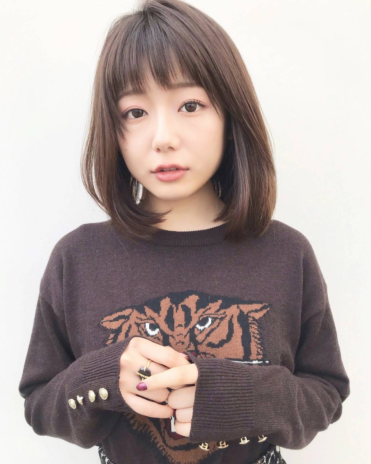 シンプルなラフボブ