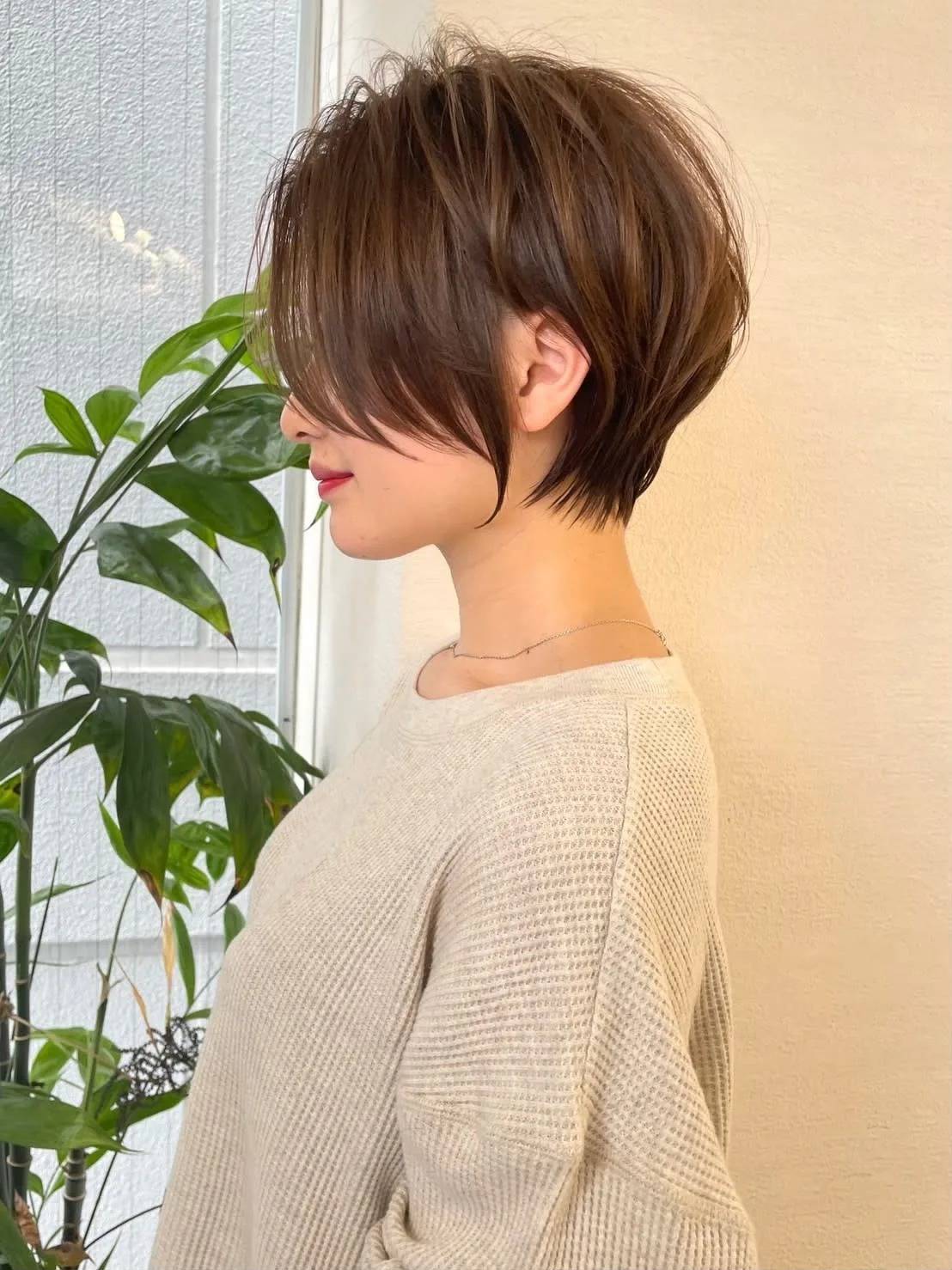 サイド長めショート