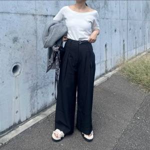 【2026年10月】こう着ると、センスいい！秋のワイドパンツコーデ5選
