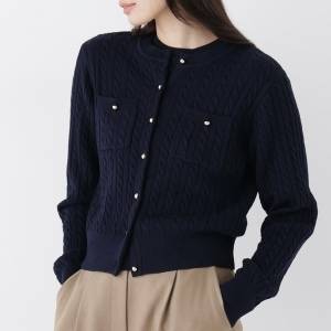  NATURAL BEAUTY BASIC ミニケーブルアンサンブル 