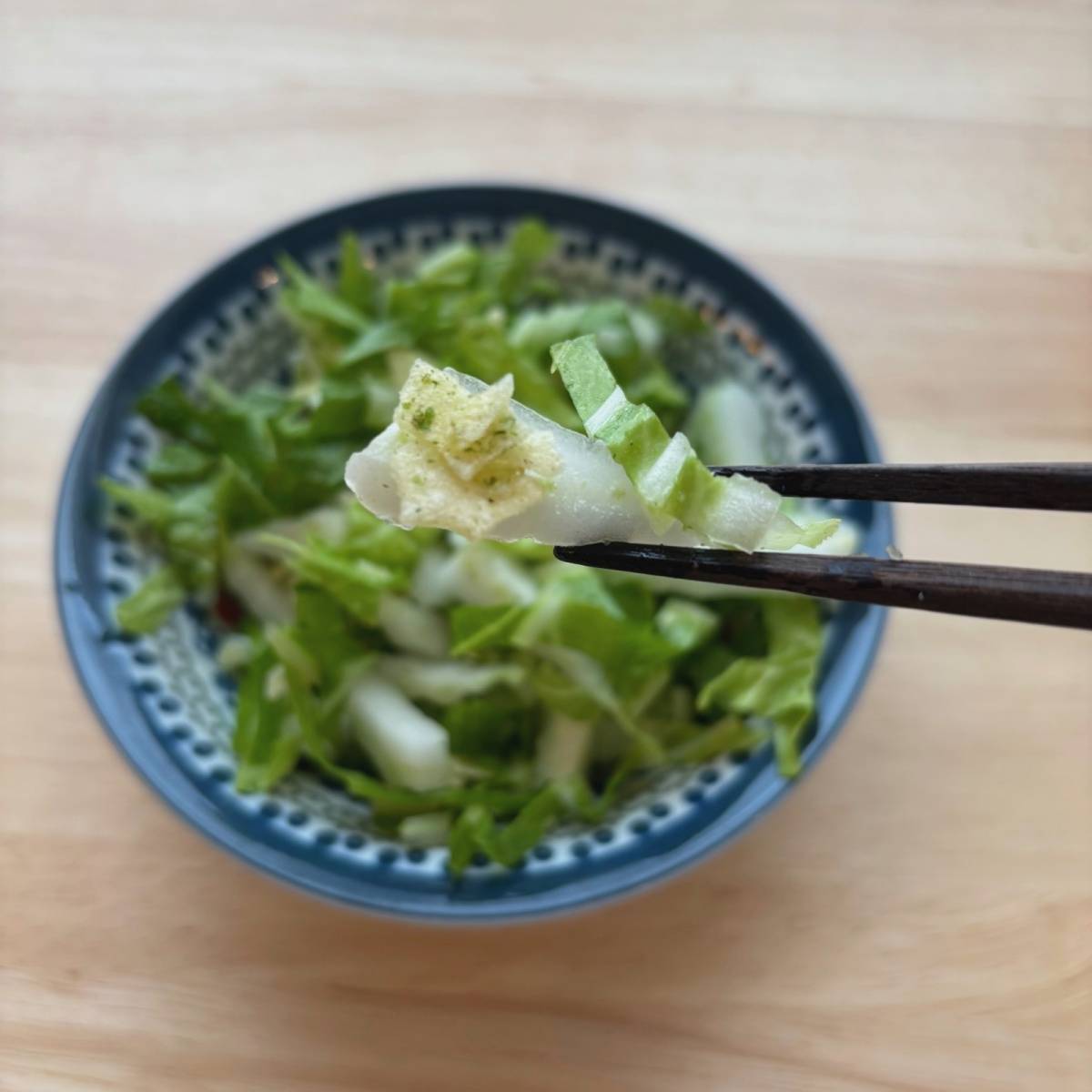 JAグループ公式の「ポテトチップス入り♪白菜サラダ」のレシピ