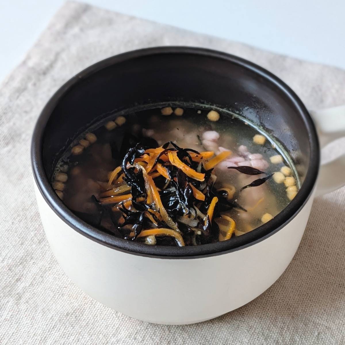 永谷園公式の「ひじきの煮物茶づけ」のレシピ