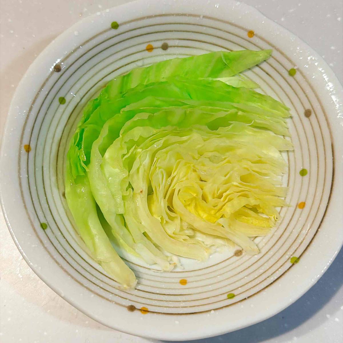 JAグループ公式の「キャベツの中華風おひたし」のレシピ