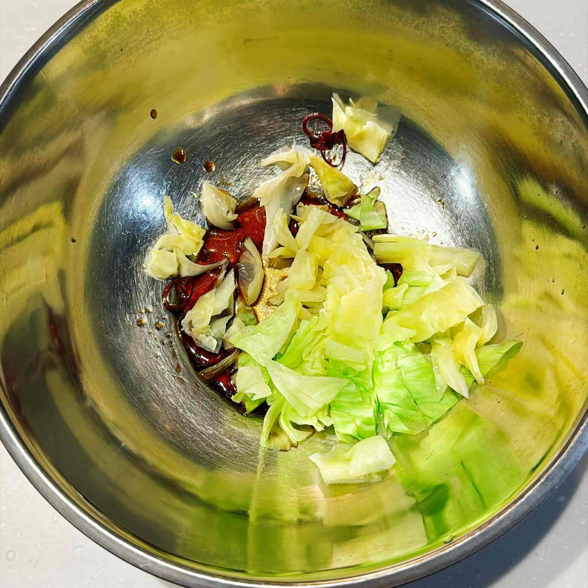 JAグループ公式の「キャベツの中華風おひたし」のレシピ