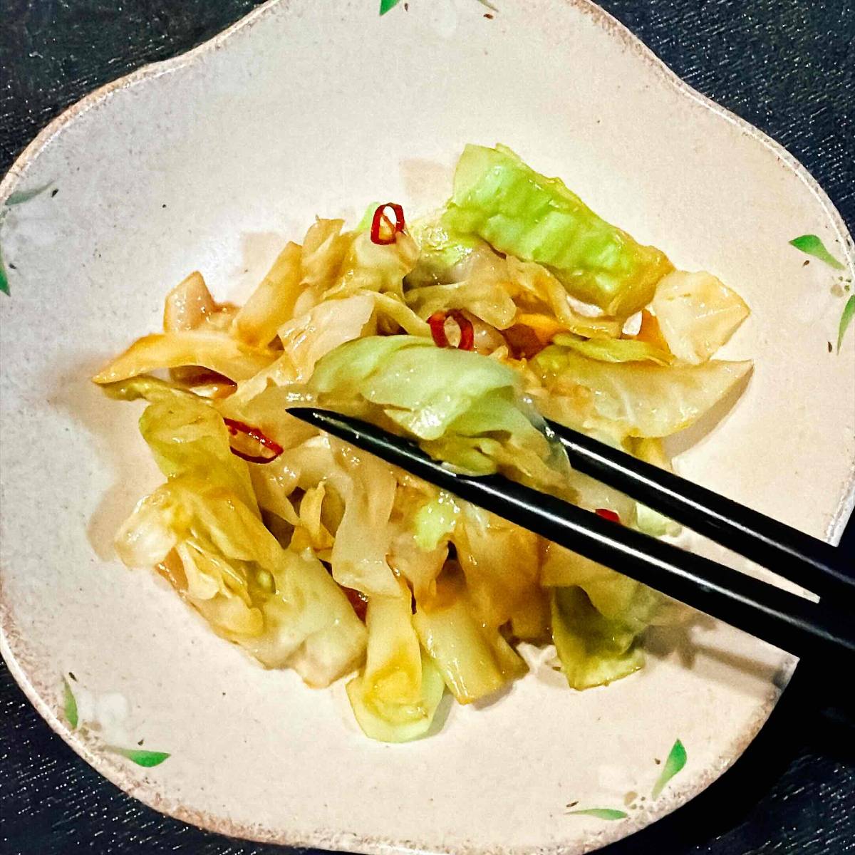JAグループ公式の「キャベツの中華風おひたし」のレシピ