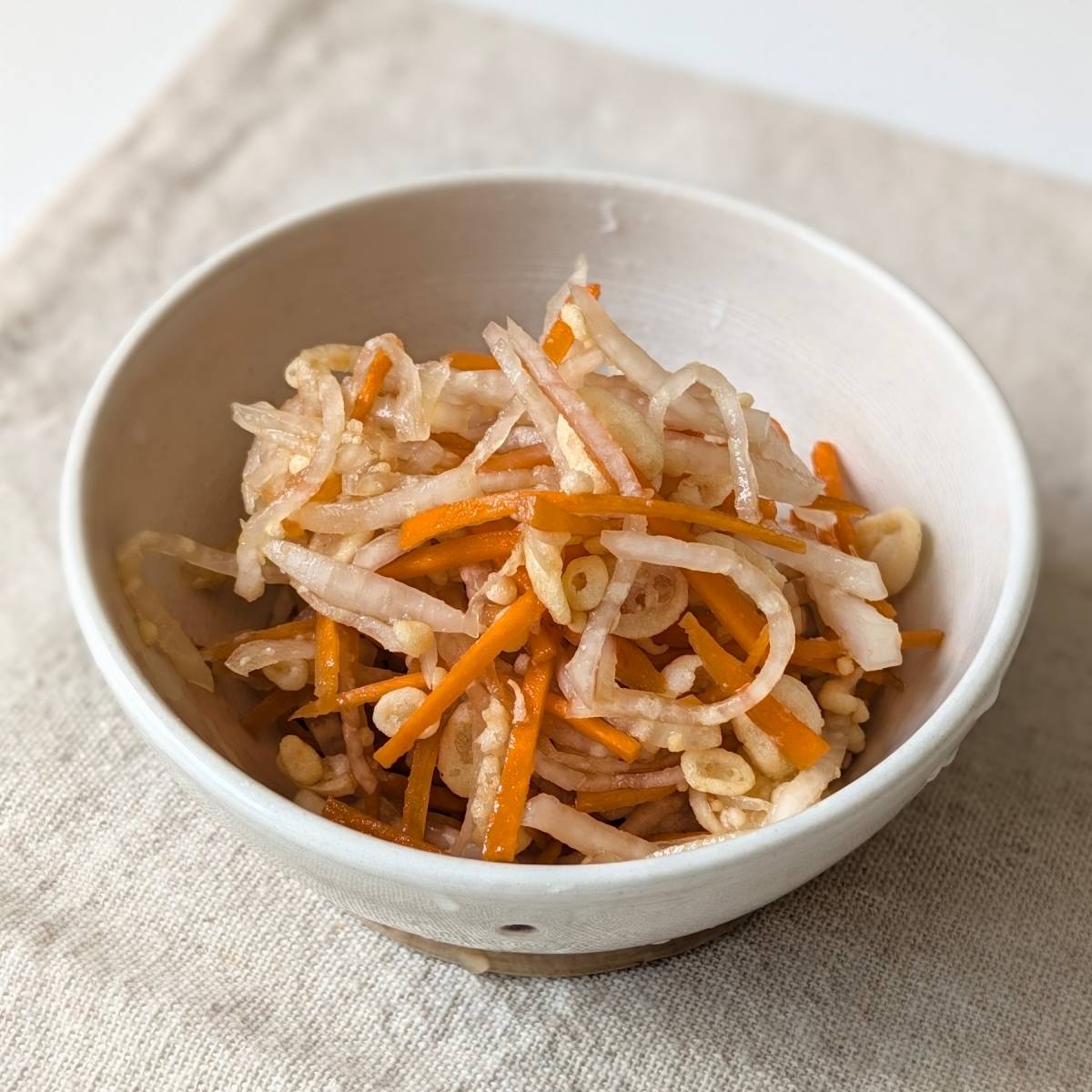 JAグループ公式の「野菜の天かすあえ」のレシピ