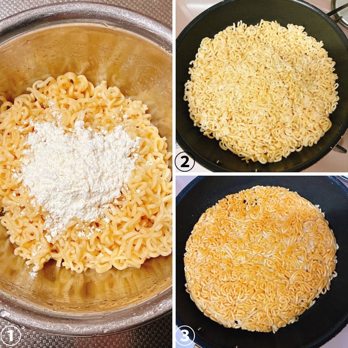 サッポロ一番公式の「【グンマ一番】焼きまんじゅう風焼きラーメン」のレシピ