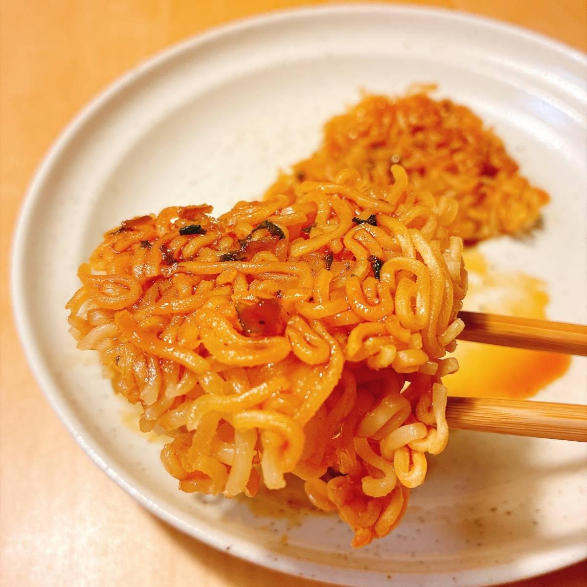 サッポロ一番公式の「【グンマ一番】焼きまんじゅう風焼きラーメン」のレシピ
