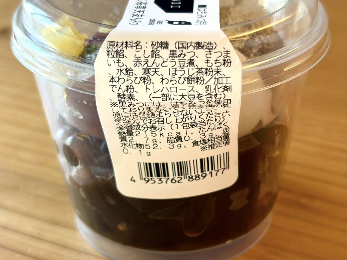 成分表