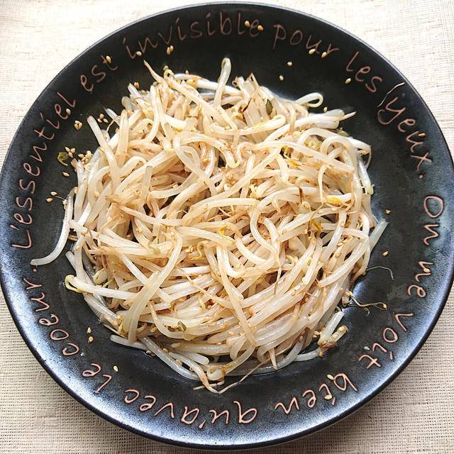 レンジで簡単もやしのナムル