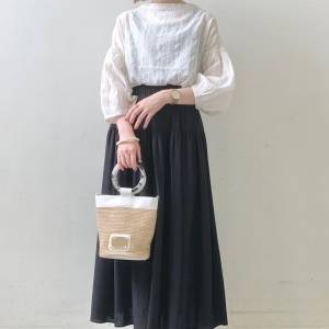 胸が大きい低身長さんが着ぶくれする？NGな晩夏コーデ～スカート編～