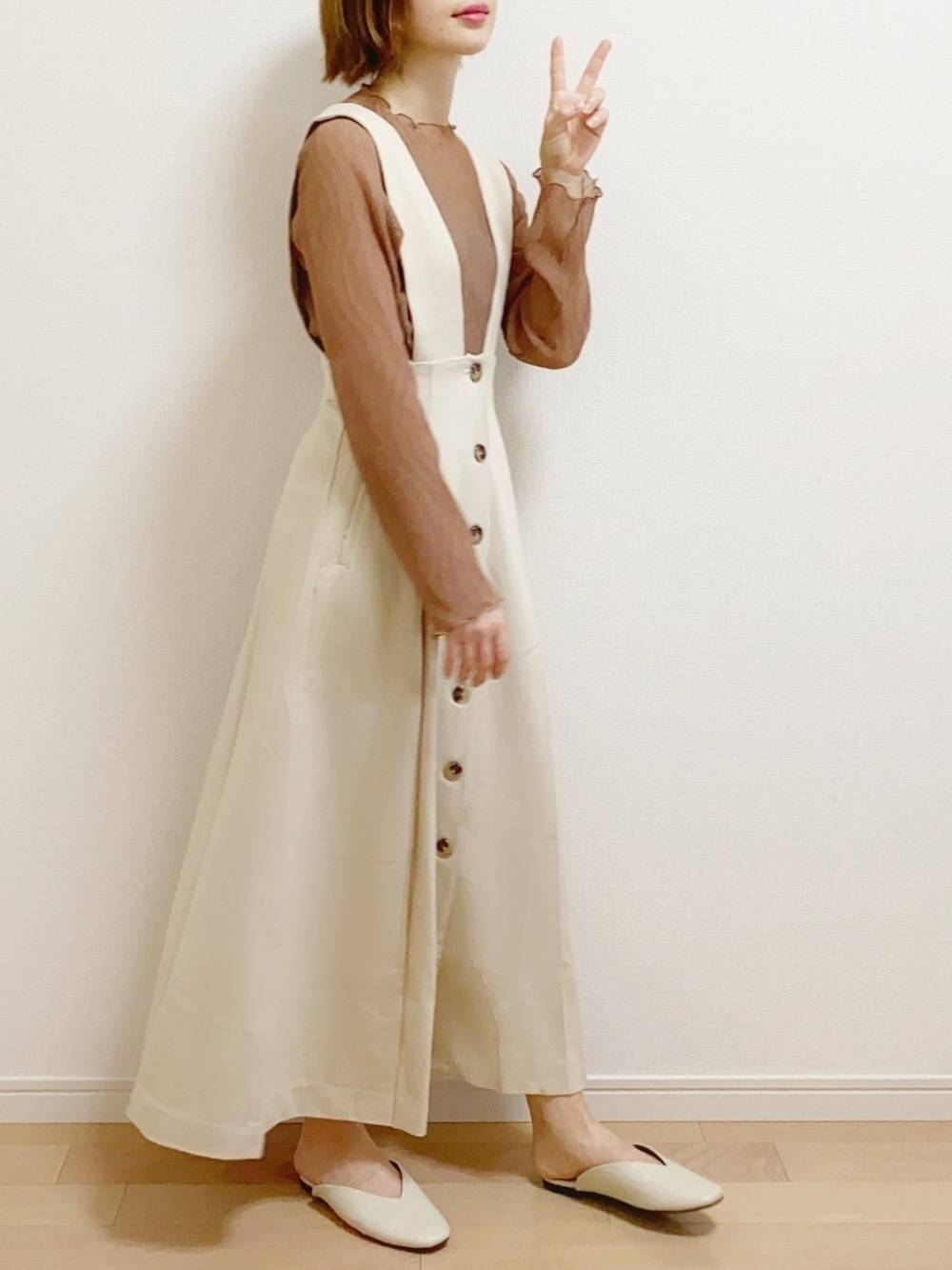 ややぽっちゃりさんにおすすめのワンピースコーデ5選 涼しい秋に 4meee