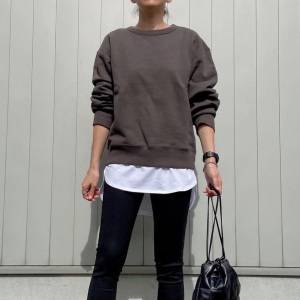 【UNIQLOスウェット】ゆったり着て体型カバー♪秋の着回しコーデ