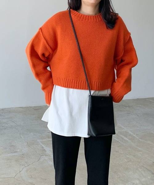 低身長さんにおすすめのショート丈ニット4選 美シルエット 秋新作 4meee