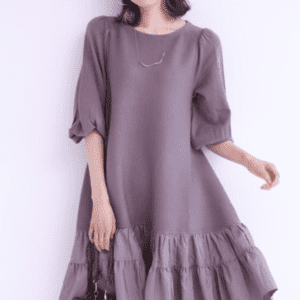 【秋新作】ぽっこりお腹を見事にカバー♡大人可愛い「モテワンピース」