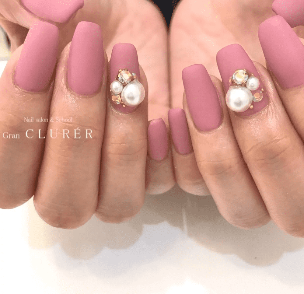 初春編 ローズピンクのネイルデザインおすすめ5選 大人女子に 4meee