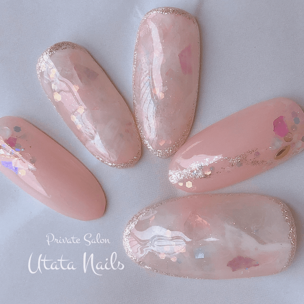 春編 ヌーディーベージュのネイルデザインおすすめ5選 30代に 4meee