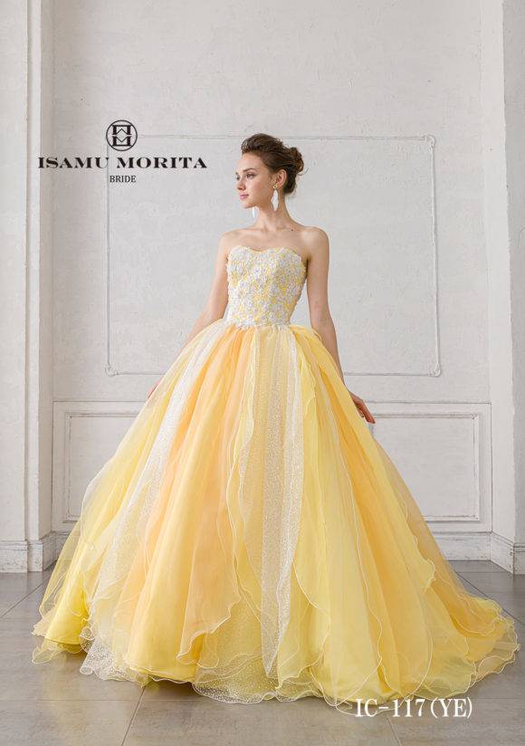 イエロー編 痩せて見えるウェディングドレスおすすめ5選 大人に 4meee イエロー編 痩せて見えるウェディングドレスおすすめ5選 大人に 4meee