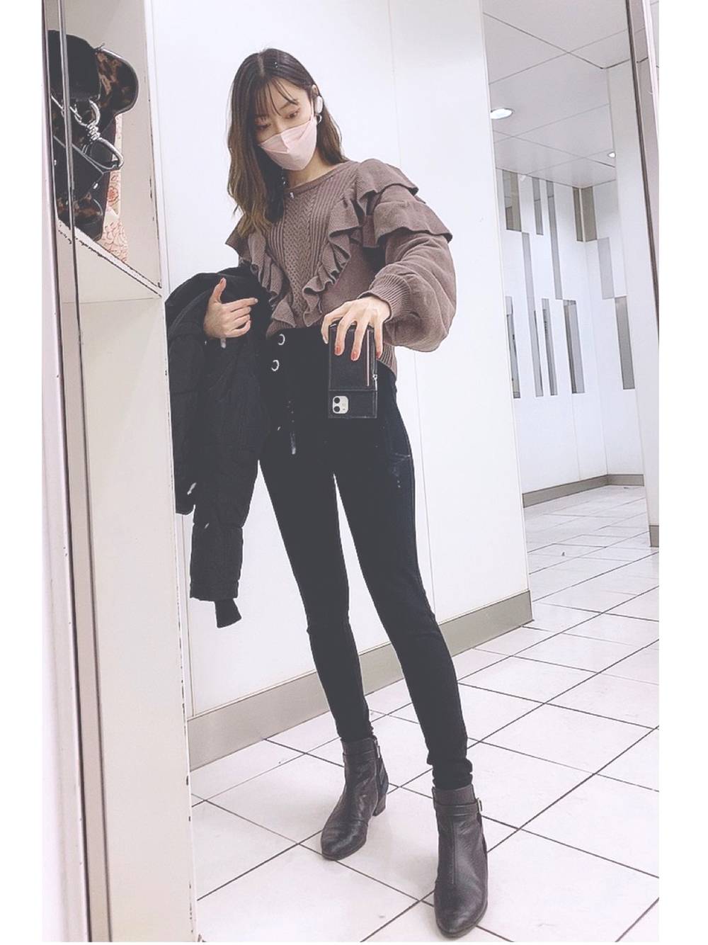 初冬編 黒スキニー を使った美人見えが叶うコーデおすすめ5選 4meee