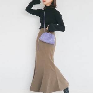 溢れ出る“いい女”感……♡「ロングスカート」で作る冬春MIXコーデ