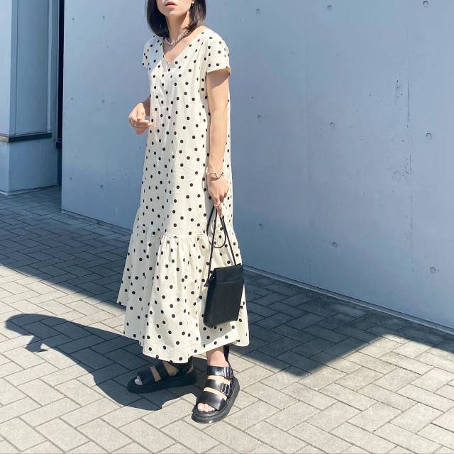 Guワンピース使用 若作り感ない夏コーデ5選 ブラックがおすすめ 4meee