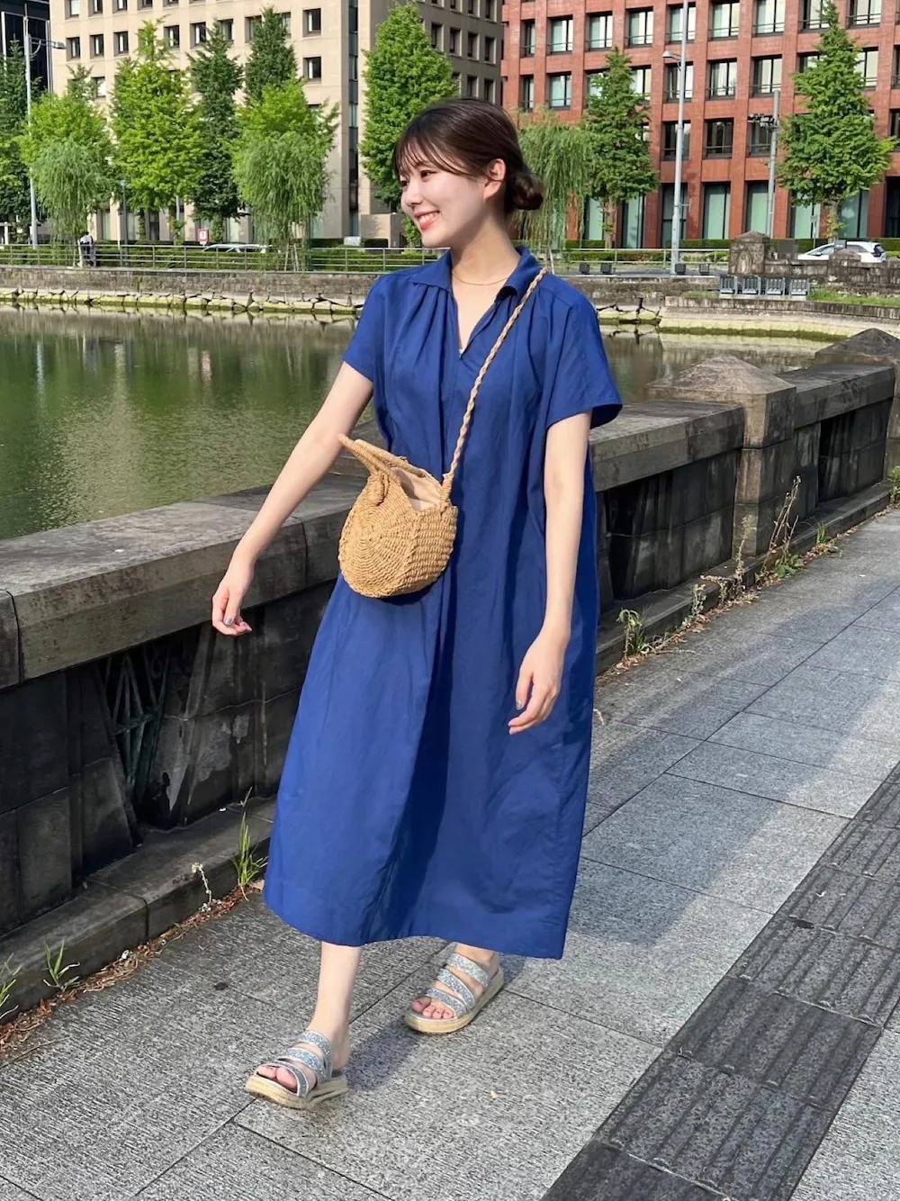 Uniqloワンピース を使った7月におすすめな涼しげコーデ5選 4meee