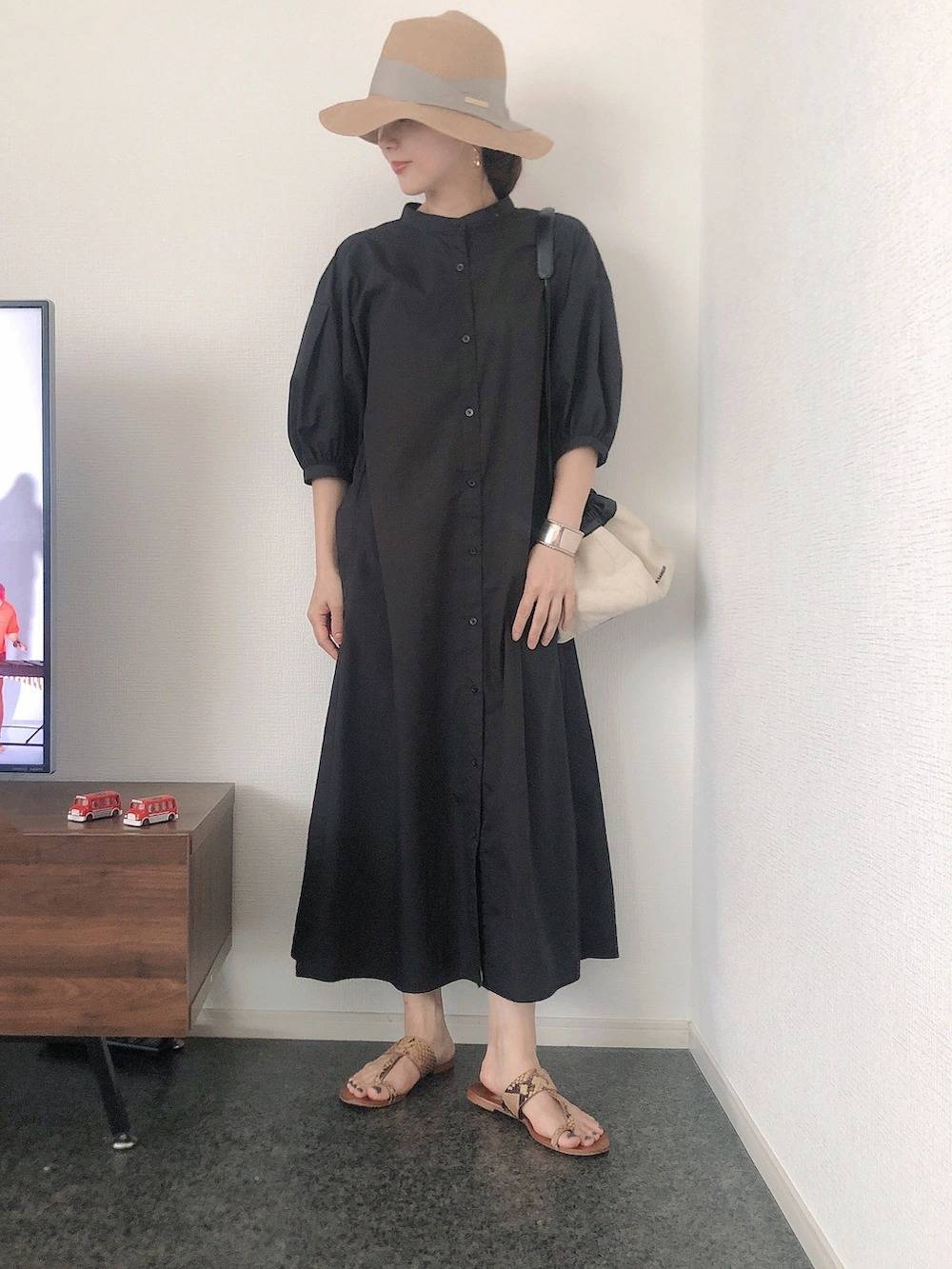 Guワンピース使用 若作り感ない夏コーデ5選 ブラックがおすすめ 4meee