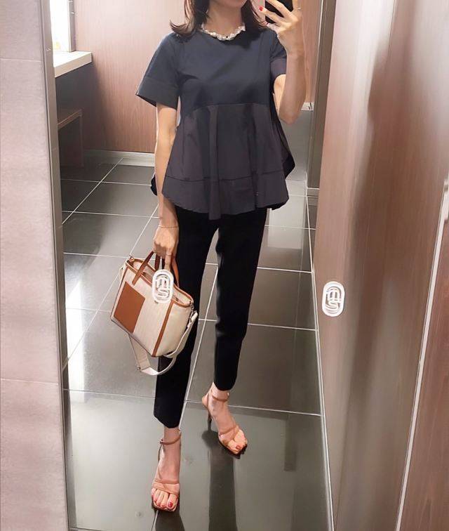 黒ブラウス 太って見えない晩夏コーデおすすめ5選 きれいめが 4meee 黒ブラウス 太って見えない晩夏コーデおすすめ5選 きれいめが 4meee