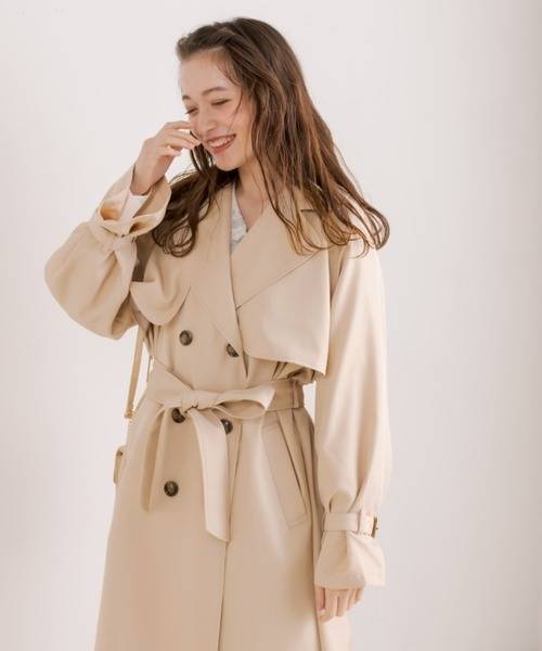 OLIVE des OLIVE olive basicトレンチコート