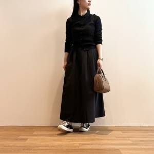 【2023】太って見えない「UNIQLO黒スカート」コーデおすすめ5選〜7月編〜