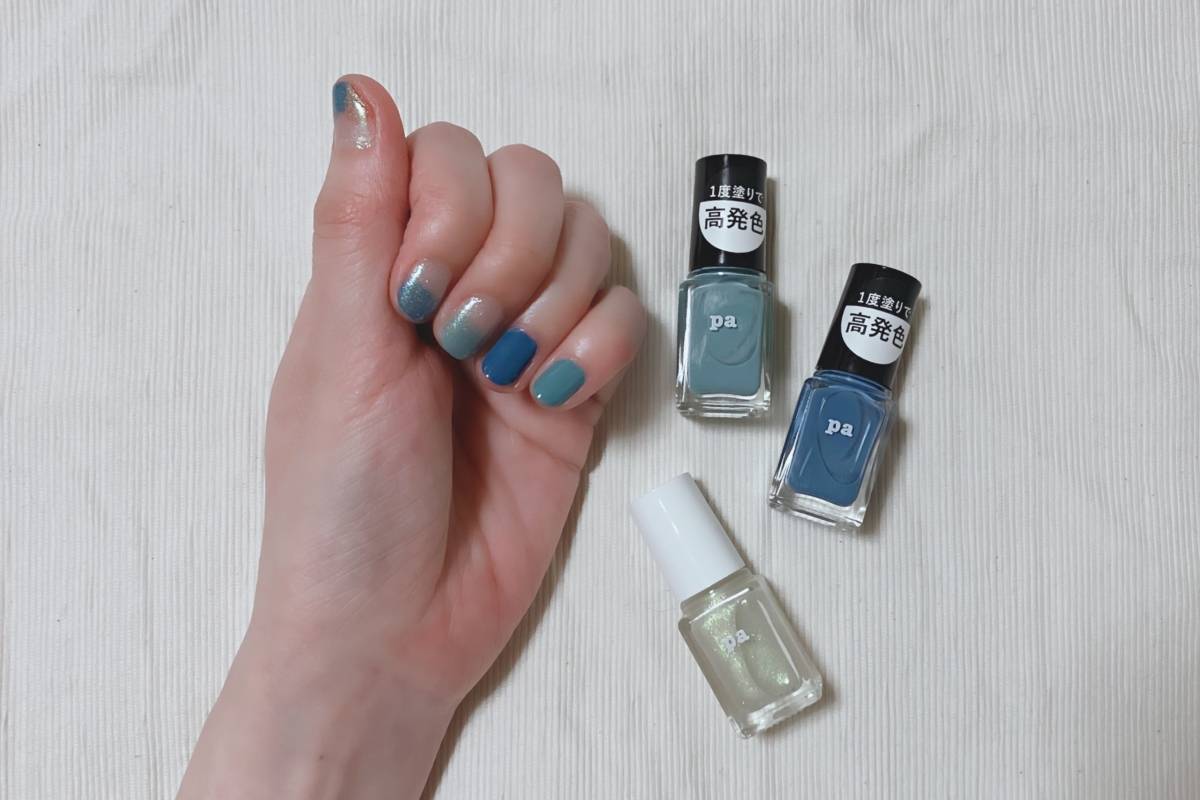 2024春夏新色♡プチプラの寒色カラーで「しゃれ感アップ」ネイル | 4MEEE