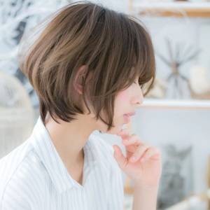  ニュアンスひし形ボブ 