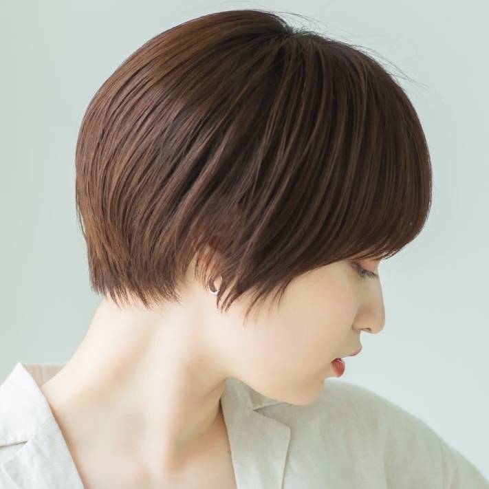 ぺたんこ見えショート