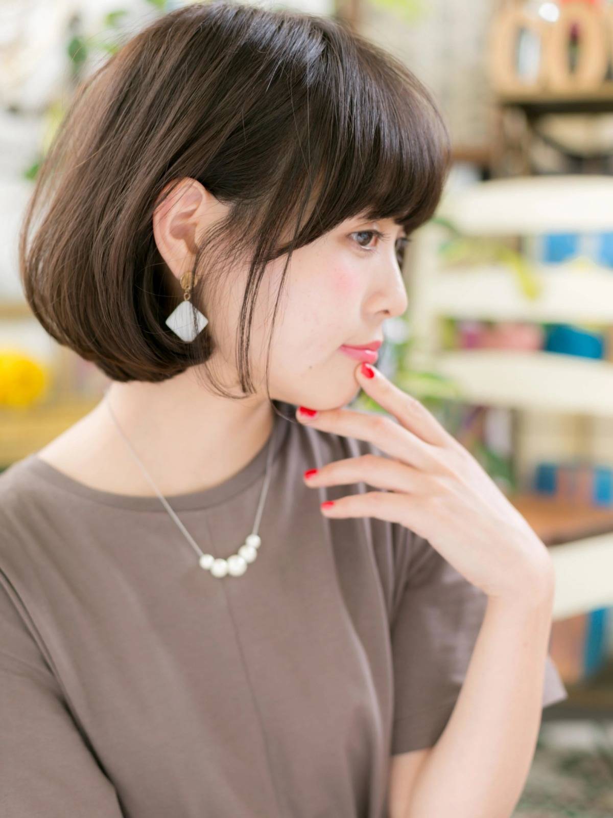 耳掛けワンカールボブ