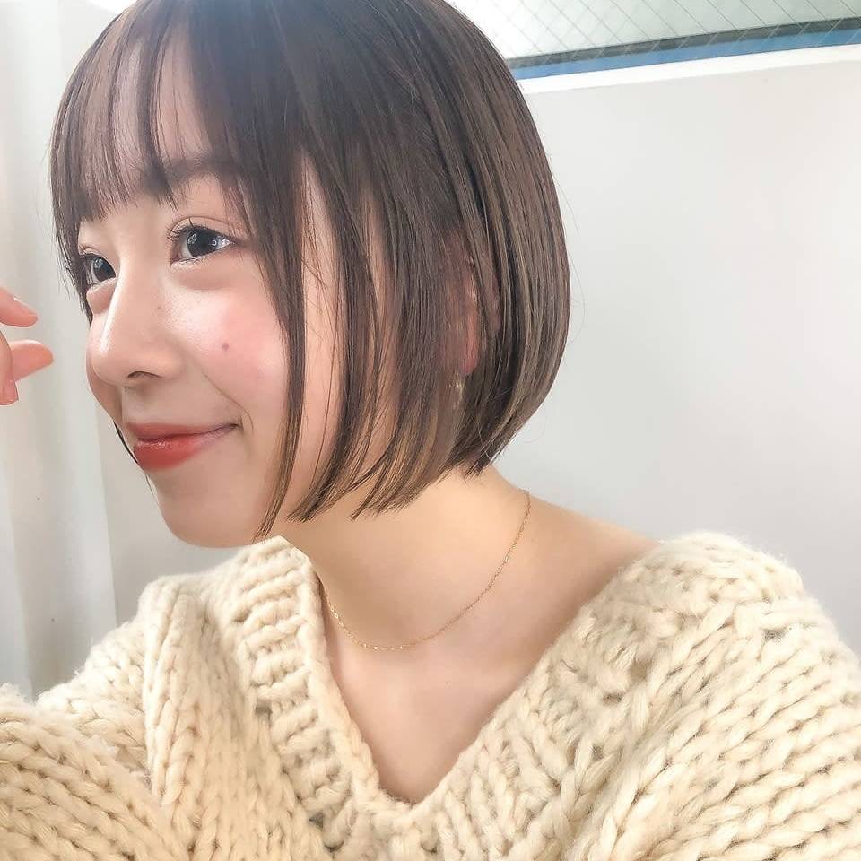 ボリュームレスなボブ