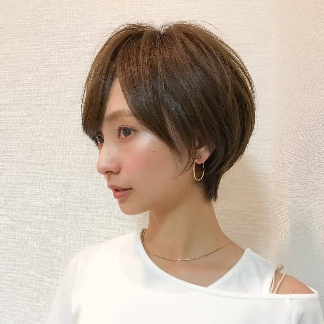 すっきり丸みショート
