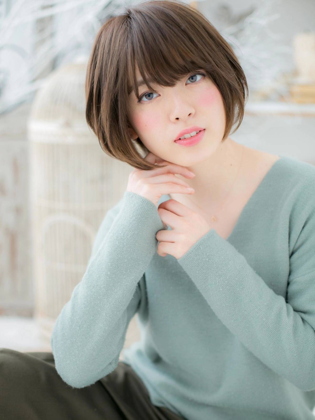 前下がりボブ