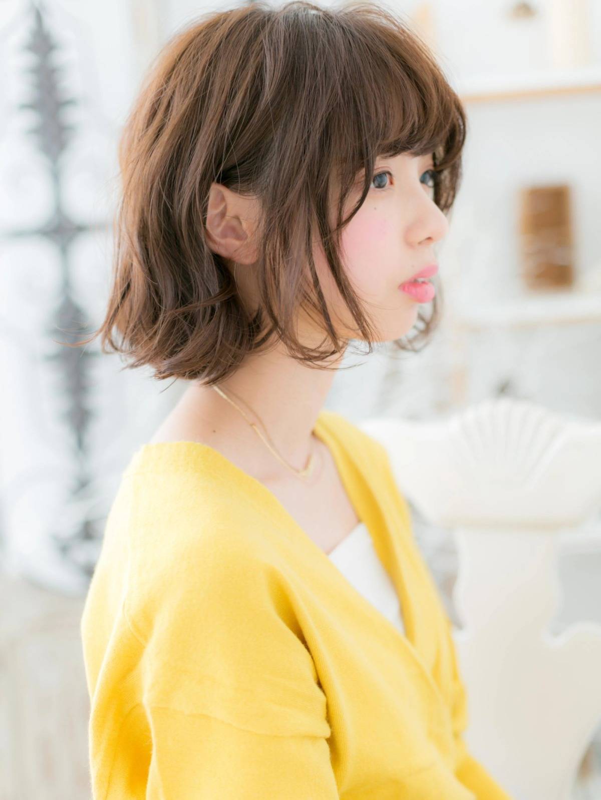 くせ毛風マシュマロボブ